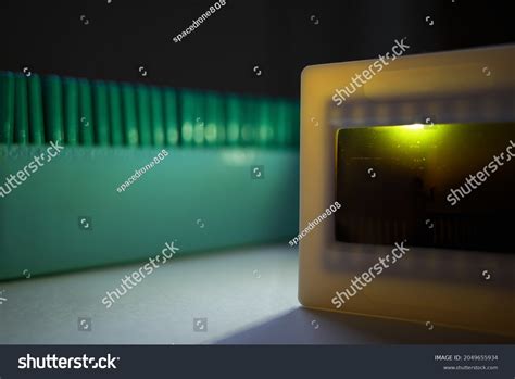 Vintage Film Slides Archive Box Background Stock Photo 2049655934