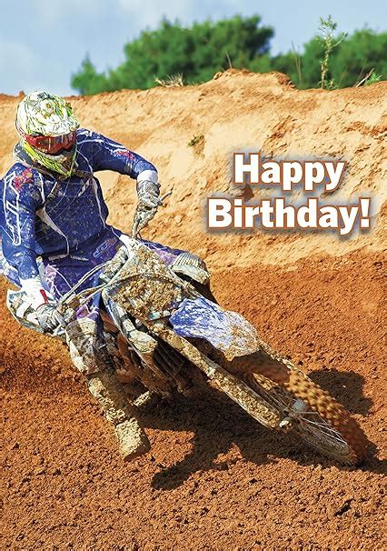 Carte Anniversaire Moto Cross Bon Anniversaire Motard Humour