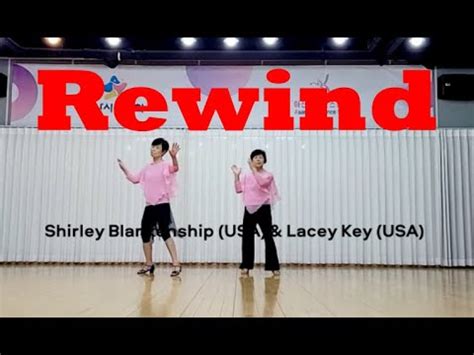 Rewind Linedance Demo Beginner Aradong Linedance Aradong Youtube