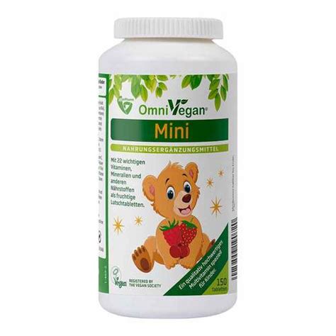 Omnivegan Mini Multivitamine F R Kinder Lutschtabletten St Bei