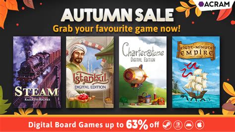 Digital Board Games Autumn Sale! - Press Releases - Stately Play Forums