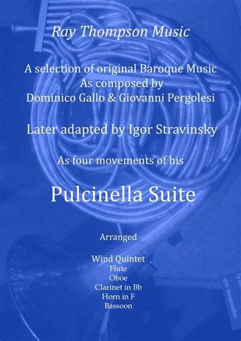 A Selection Of Baroque Pieces Used By Stravinsky In His Pulcinella