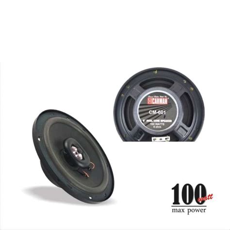 Jual SPEAKER PINTU MOBIL 6 Inch COAXIAL 2 Way 100 Watt CARMAN CM 602 Di