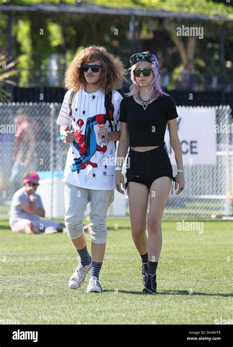 Workaholics star Blake Anderson and girlfriend Rachel Finley Celebrities at 2012 Coachella ...