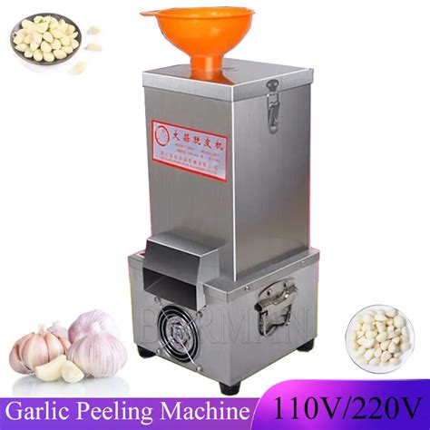 Stainless Steel 180W Commercial Garlic Peeling Machine Electric Garlic