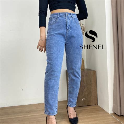 Jual Shenel Belini Jeans Celana Jeans Highwaist Wanita Import Celana