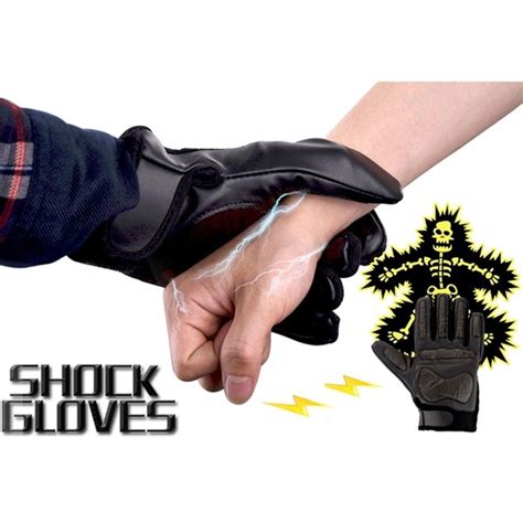 Defense Tactics Electric Shock Glove Capture Electric Gloves Stun Gun Wish