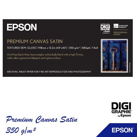 EPSON Premium Canvas Satin 350gr Betaplastic