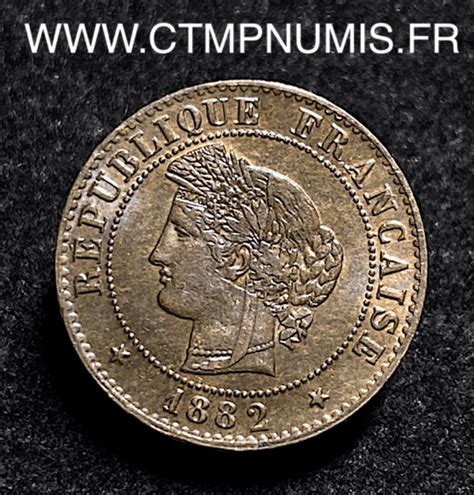 1 CENTIME CERES III REPUBLIQUE 1882 A PARIS SUP CTMP NUMIS Achat