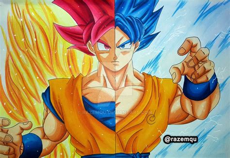 Goku Saiyan God Super Saiyan Blue Super Saiyan Blue Goku Art Goku Saiyan