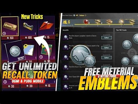 Trick To Get Free Recall Tokens Free Material And Mythic Forge