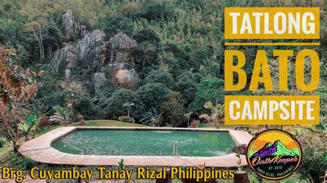 Tatlong Bato Brgy Cuyambay Tanay Rizal YouTube