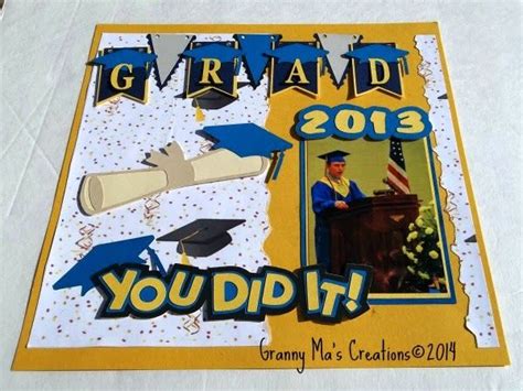 Senior Scrapbook Ideas School Scrapbook Layouts Graduation Scrapbook Christmas Scrapbook