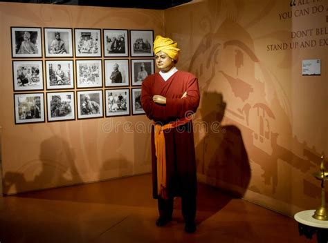 Figuras De Cera De Famosos Swami Vivekananda En El Museo De Cera De ...