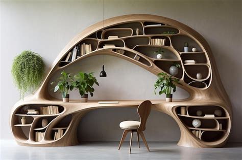 Premium Photo | Workspace Wonders Creative Office Shelf Ideas