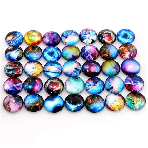 Hot Sale 50pcs 12mm Mixed Handmade Photo Glass Cabochons D5 06