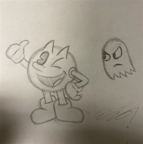 Just a little Pac-Man drawing at School. : r/Pacman