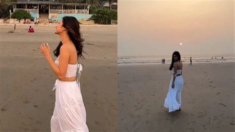 Mouni Roy Flaunts Her Bold Beach Look In A White Bikini See Disha