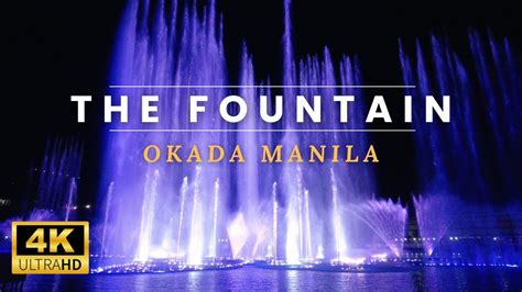 Amazing Fountain Show The Fountain At Okada Manila 4k YouTube