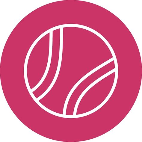 Premium Vector Tennis Ball Icon Style