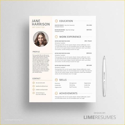 Eye Catching Resume Templates Free Of 24 Free Resume Templates To Help