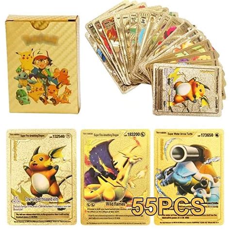 Buy NH WORLD Playing Cards 55 PCS Gold Foil Card Assorted Cards TCG