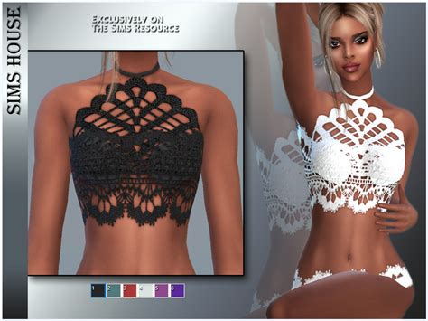 The Sims Resource Bralette Choker