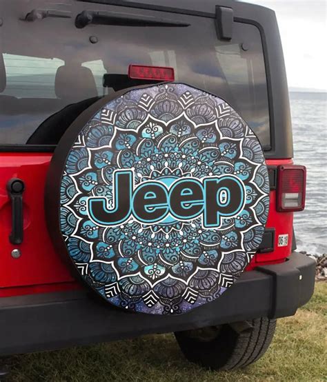 Jeep Mandala Beach Spare Tire Cover Aljaira