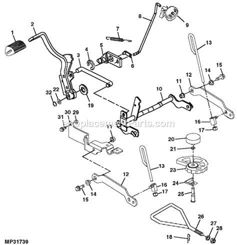 John deere lt150 belt diagram