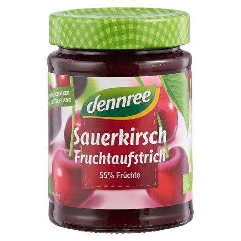 Bio Fruchtaufstrich Sauerkirsche Von Dennree Bei Greenist De