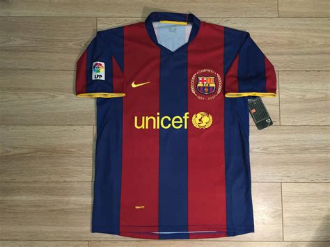 Barcelona Home Football Shirt Sponsored By Unicef