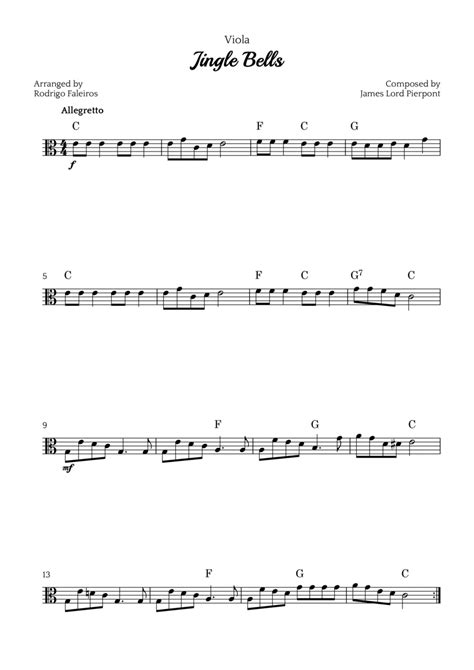 Jingle Bells Viola Solo Digital Sheet Music Sheet Music Plus