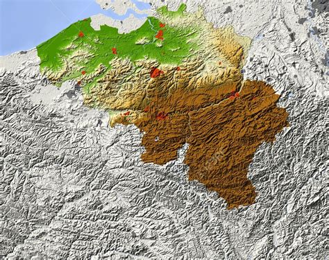 Mapa de Belgica Mapa Físico Geográfico Político turístico y Temático