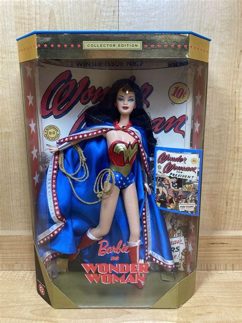 Mavin Mattel BARBIE As Wonder Woman Doll 1999 Collector Edition NRFB