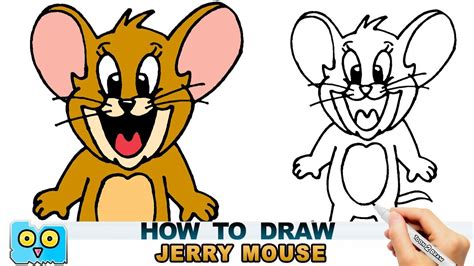 How To Draw Jerry The Mouse From Tom And Jerry