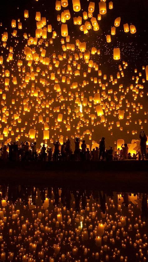 Sky Lantern Wallpapers Top Free Sky Lantern Backgrounds Wallpaperaccess