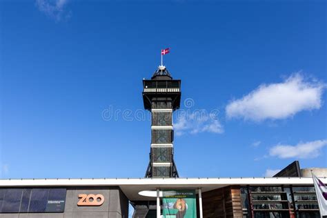 Copenhagen Zoo Observational Tower Editorial Photo - Image of dannebrog ...