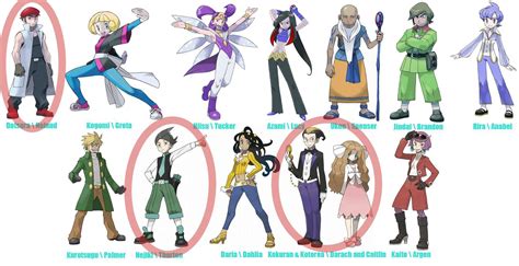 Frontier Brains That Are Currently On The Pokemon Masters Pokémon Amino