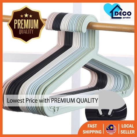 Premium Hanger No Trace Nordic Color Plastic Hanger Clothes Hanger Baju