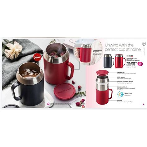 Tupperware Insulated Mug 400ml Shopee Malaysia