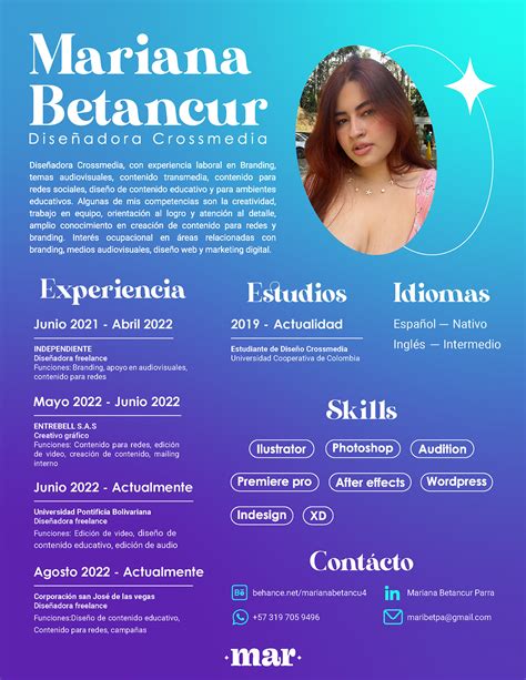 Curriculum Vitae On Behance