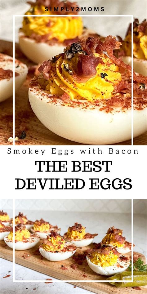 Classic Southern Deviled Eggs With Bacon Recipe In Devilled