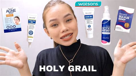 Vlog🎄• Effective Products For Acne And Scars Nasa Watsons Lang 😍 Youtube