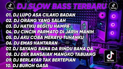 Dj Slow Bass Terbaru Dj Lupo Asa Cilako Badan X Dj Orang Yang