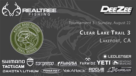 Kbf Trail Returns To Clear Lake Kayak Bass Fishing