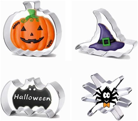 Formine Biscotti Halloween Set Di In Acciaio Inox Per Biscotti Diy