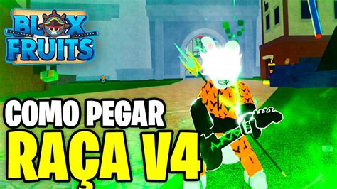 Como pegar raça v4 fácil no Blox Fruits Update 20 Trial Engrenagem