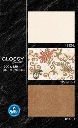 Glossy Digital Ceramic Wall Tile Size 1x1 5 Feet 300x450 Mm At Rs