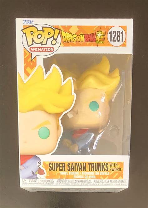 Funko Pop Vinyl Super Saiyan Trunks With Sword Dragonball Super