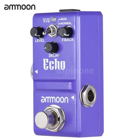 E M Ammoon Nano Series Delay Effect Pedal True Bypass Aluminum Alloy